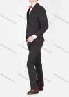 Wholesale Men's Button Blazer&Vest&Suit Pants 3-Piece Slim Fit Stripe Suit Sets - Liuhuamall