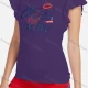 Wholesale Women's Casual Round Neck Letter Print Ruffle Sleeve T-Shirt 10# Clothing Wholesale Market Liuhua