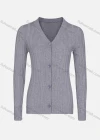 Wholesale Women's Casual V Neck Long Sleeve Button Down Knit Cardigan - Liuhuamall