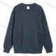 Wholesale Men's Casual Round Neck Long Sleeve Plain Sweatshirt #26371915 Dark Blue Clothing Wholesale Market Liuhua