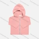 Wholesale Baby`s Long Sleeve Hooded Zipper Plain Sweater Knited Jacket 49# Clothing Wholesale Market Liuhua