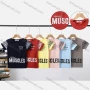 Wholesale Boy's Casual Letter Print Round Neck Short Sleeve Modal Cotton Tee preview