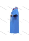 Wholesale Boy's Casual Letter Print Slim Fit Striped Short Sleeve Polo Shirt - Liuhuamall