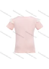Wholesale Girls Casual Round Neck Letter Print Lace Trim Sequin Short Sleeve Tee - Liuhuamall