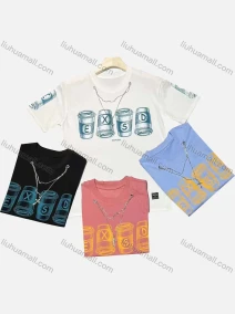 Wholesale Men's Casual Round Neck Short Sleeve Graphic 100%Cotton T-shirt, LIUHUA CLOTHING WHOLESALE