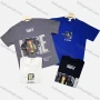 Wholesale Men's Casual Round Neck Short Sleeve Letter100%Cotton T-shirt preview