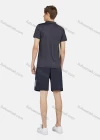 Wholesale Men's Sporty Stand Collar Short Sleeve Prinited Quick Dry Breathable Polo Shirt - Liuhuamall