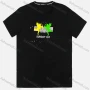 Wholesale Men's Casual Short Sleeve Crew Neck Ink Angel Letter Graphic T-shirts MS2028# preview
