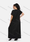 Wholesale Women's African Short Sleeve Embroidery Round Neck Maxi Kaftan Dress #304 - Liuhuamall