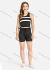 Wholesale Women's Summer Racerback Crop Top&Shorts Sportwear Set - Liuhuamall