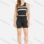 Wholesale Women's Summer Racerback Crop Top&Shorts Sportwear Set preview