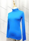 Wholesale Women's Basic High Neck Long Sleeve Long Plain Tops - Liuhuamall