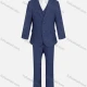 Wholesale Kid's Formal Lapel Plain Single Breasted Pockets Blazer & Vest & Pant 3 Pieces Suit Set 933-9# Blue Clothing Wholesale Market Liuhua