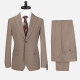 Men's Formal Plain Lapel Single Breasted Flap Pockets Blazer Jacket & Pants 2 Piece Set 32116# Chamoisee Clothing Wholesale Market -LIUHUA