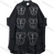 Wholesale Women's Casual Rhinestone Butterfly Embellished Long Sleeve Button-Up Shirt Black Clothing Wholesale Market Liuhua
