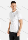 Wholesale Men's Letter Print Slim Fit Polo Shirt - Liuhuamall