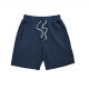 Men's Sporty Plain Elastic Waist Zipper Pocket Shorts Navy Clothing Wholesale Market -LIUHUA