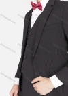 Wholesale Men's Button Blazer&Vest&Suit Pants 3-Piece Slim Fit Stripe Suit Sets - Liuhuamall