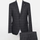 Men's Plaid Print 2 Button Flap Pockets Lapel Blazer & Suit Pants 2-Piece Suit Sets SD220329S# 5# Clothing Wholesale Market -LIUHUA