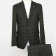 Men's Plaid Print 2 Button Flap Pockets Lapel Blazer & Suit Pants 2-Piece Suit Sets SD220329S# 6# Clothing Wholesale Market -LIUHUA
