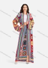 Wholesale Women's Casual Long Sleeve Open Front Floral Crochet Long Cardigan A497# - Liuhuamall