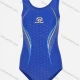 Wholesale Women's Star Print One Piece Cut Out Back Triangle Tank Swimsuit Blue Clothing Wholesale Market Liuhua