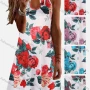 Wholesale Women's Casual Hollow Out Sleeveless Floral Print Halter Dress preview