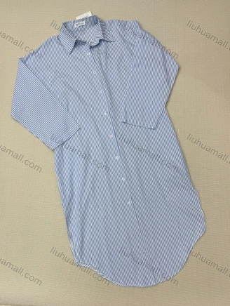 Wholesale Women's 100% Cotton Striped Oversized Shirt Dress, Guangzhou Clothing Wholesale Market & China Sourcing - LIUHUAMALL