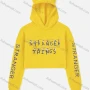 Wholesale Women's Casual Letter Print Cropped Long Sleeve Hoodie· preview