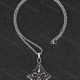 Wholesale Stainless Steel Carved Chain Necklace GL0011# Silver Clothing Wholesale Market Liuhua