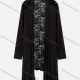 Wholesale Woman's Casual Long Sleeve Guipure Lace Plain Cardigan Black Clothing Wholesale Market Liuhua