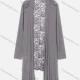 Wholesale Woman's Casual Long Sleeve Guipure Lace Plain Cardigan Gray Clothing Wholesale Market Liuhua
