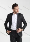Wholesale Men's Formal Business Plain Lapel One Button Blazer Jacket & Pants 2-Pieces Suit Set BC018# - Liuhuamall