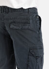 Wholesale Men's Casual Flap Pocket Zip Decor Plain Cargo Shorts 1701# - Liuhuamall