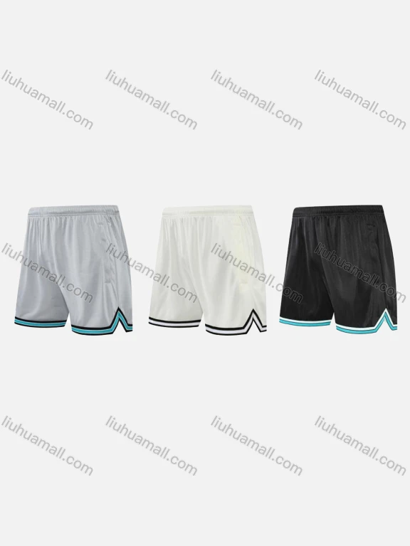 Wholesale Men's Sporty Breathable High Stretch Quick Dry Elastic Waist Drawstring Sport Shorts 11030#