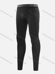 Wholesale Men's Sporty Breathable Elastic Waist Slim Fit Sport Skinny Pants MK23503#, LIUHUA CLOTHING WHOLESALE