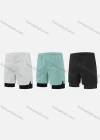 Wholesale Men's Sporty Breathable High Stretch Quick Dry Elastic Waist Drawstring Sport Shorts MK24503# - Liuhuamall