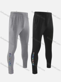 Wholesale Men's Sporty Breathable Elastic Waist Drawstring Slim Fit Sport Skinny Pants MK24504#, LIUHUA CLOTHING WHOLESALE