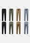 Wholesale Men's Sporty Breathable Elastic Waist Drawstring Slim Fit Sport Skinny Pants MK25518# - Liuhuamall