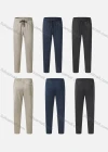 Wholesale Men's Sporty Breathable Elastic Waist Drawstring Slim Fit Sport Skinny Pants MK25501# - Liuhuamall
