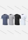 Wholesale Men's Sporty Round Neck Short Sleeve Quick Dry High Stretch Sport T-shirt MT21410# - Liuhuamall