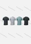 Wholesale Men's Sporty Round Neck Short Sleeve Quick Dry High Stretch Sport T-shirt MT21414# - Liuhuamall