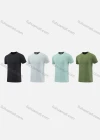 Wholesale Men's Sporty Round Neck Short Sleeve Quick Dry High Stretch Sport T-shirt MT25109# - Liuhuamall