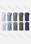 Wholesale Men's Sporty Crew Neck Breathable Sleeless Quick Dry Slim Fit Sport Tank Top YBX501# - Liuhuamall
