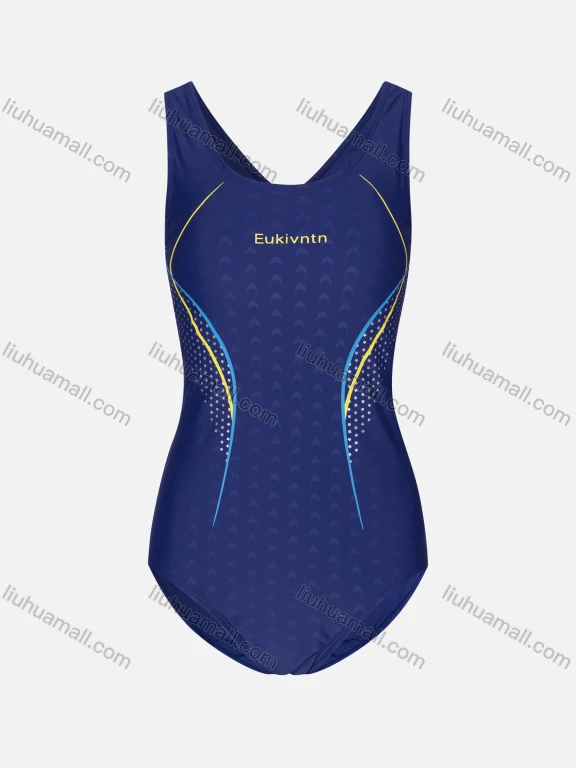 Wholesale Women's Sporty Elastic Straps One Piece Swimsuit