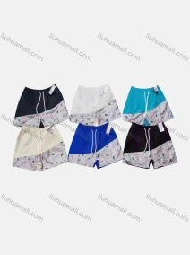 Wholesale Men's Swim Trunks Quick Dry Splicing Letter Drawstring Beach Shorts, LIUHUA CLOTHING WHOLESALE