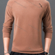 Wholesale Men's Casual Plain Mock Neck Thermal Lined Long Sleeve T-shirts 7003# Orange Wholesale Clothing Market & Suppliers -LIUHUAMALL