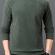 Wholesale Men's Casual Plain Mock Neck Thermal Lined Long Sleeve T-shirts 7003# Green Wholesale Clothing Market & Suppliers -LIUHUAMALL