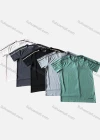 Wholesale Men's Quick Dry Workout Running Striped Trim Solid Athletic T-Shirt - Liuhuamall