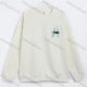 Wholesale Men's Casual Letter Print Long Sleeve Loose Fit Pullover Sweatshirt #58021 White Clothing Wholesale Market Liuhua